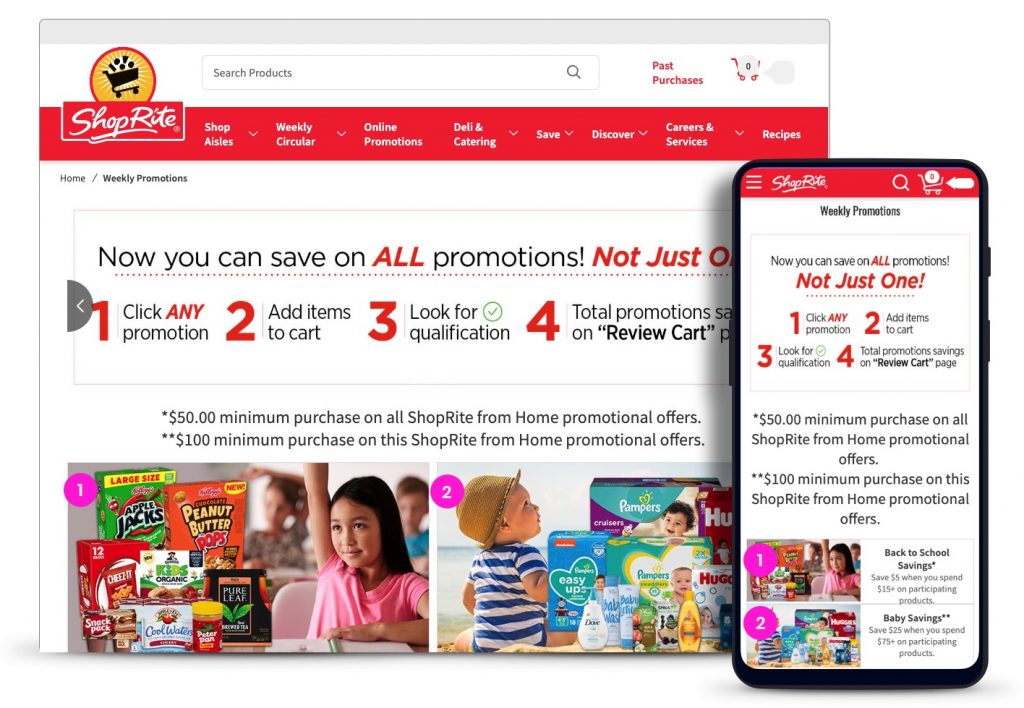 ShopRite.com Online-Only Promotions