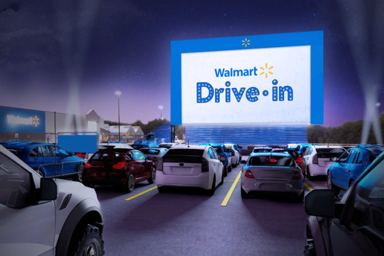 Walmart drive-in