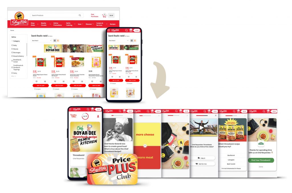 CitrusAd retail media ad to ShopRite's DowntimeDollars powered by Dabbl